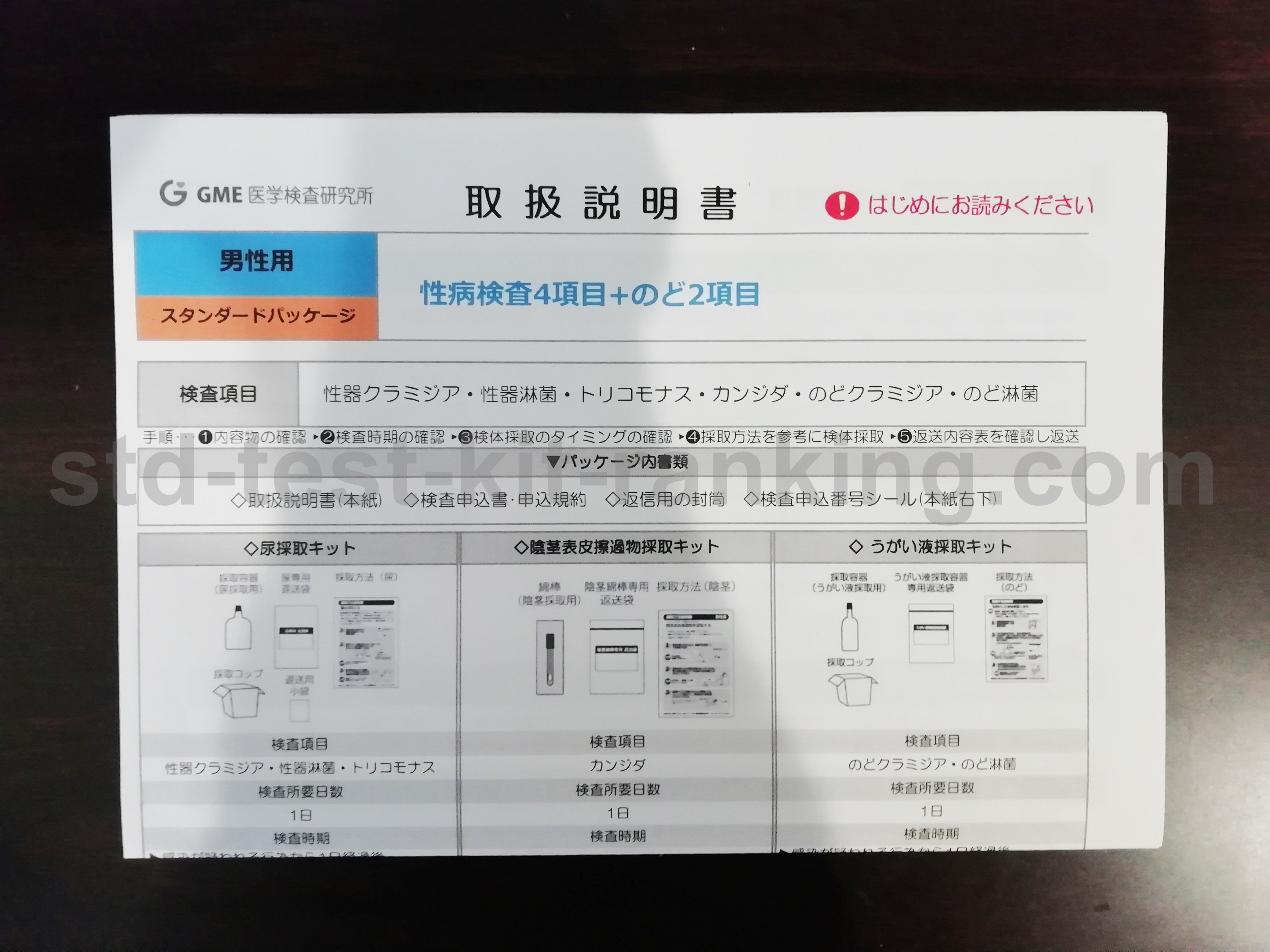 GME 性病検査キット